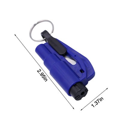 Αυτοκίνητο σφυρί αυτοκινήτου με πολυλειτουργικό σφυρί διαφυγής έκτακτης ανάγκης, σπασμένο τζάμι αυτοκινήτου σε ένα δευτερόλεπτο