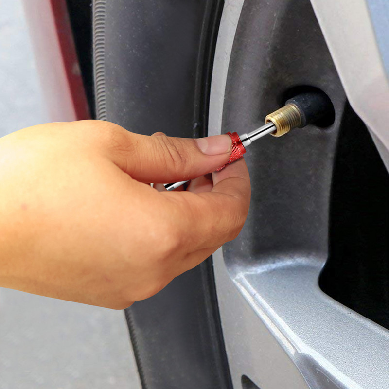 2 Instrumente de reparare a anvelopelor Dispozitiv de îndepărtare a miezurilor portabile ușoare Instrumente de reparare a anvelopelor pentru garaj de acasă