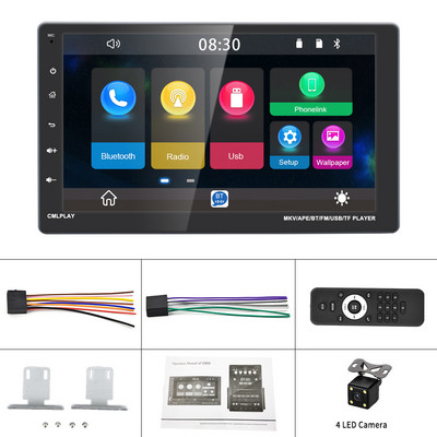 X-REAKO 1Din 9" inch Multimedia MP5 Player Ecran tactil detașabil Radio auto Stereo Android Auto Carplay Bluetooth FM Mirror Link