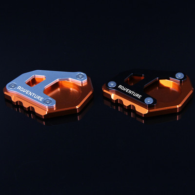 Suport lateral portocaliu din aluminiu CNC pentru motociclete Mărire pentru KTM 1050 1090 1190 1290 Adventure / 1290 super adventure R