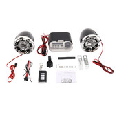 Motorkerékpár audio hangrendszer sztereó hangszóró vízálló motoros robogó FM rádió Bluetooth USB TF MP3 zenelejátszó készlet