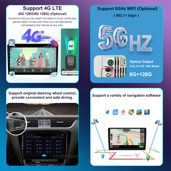 Android 12 Автомобилно радио Стерео за Toyota Prius XW30 2009-2015 2din Мултимедиен видео плейър Навигация GPS Carplay Audio