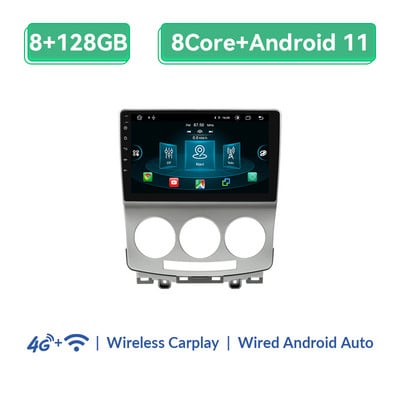 Wireless Carplay 128GB AI Voice 2 Din Android 11 Radio Auto pentru Mazda 5 2005-2010 4G Wifi Multimedia GPS Autoradio Navigare RDS