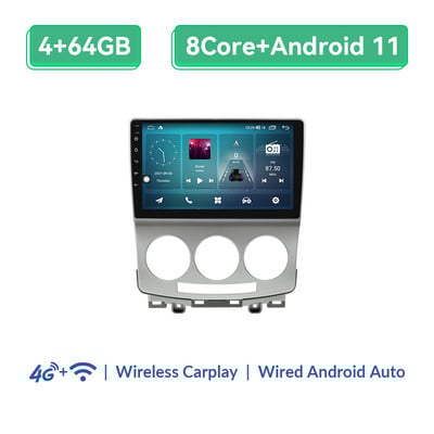 Wireless Carplay 128GB AI Voice 2 Din Android 11 Radio Auto pentru Mazda 5 2005-2010 4G Wifi Multimedia GPS Autoradio Navigare RDS