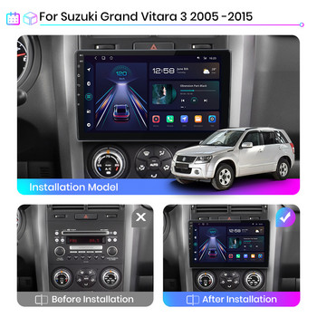 Junsun V1C 2G+32G Για Suzuki Grand Vitara 3 2005 -2015 Ραδιόφωνο αυτοκινήτου Συσκευές αναπαραγωγής βίντεο αυτοκινήτου CarPlay Android Auto GPS No 2 din 2din DVD