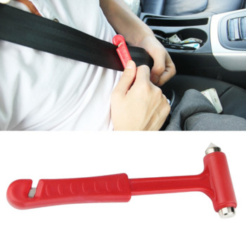 Резачка за предпазен колан Разбивач на прозорци Инструмент за спасяване на кола Мини чук за безопасност на кола