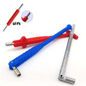 Tub de extragere a tijei supapei anvelopei Instrumente de reparare a anvelopelor din metal Miez de tijă a supapei Dispozitiv de îndepărtare a motocicletei