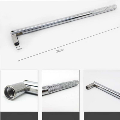 Tub de extragere a tijei supapei anvelopei Instrumente de reparare a anvelopelor din metal Miez de tijă a supapei Dispozitiv de îndepărtare a motocicletei