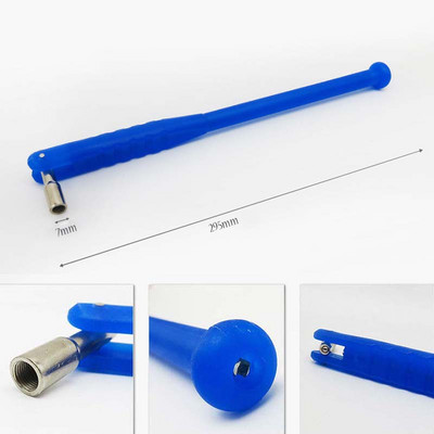 Tub de extragere a tijei supapei anvelopei Instrumente de reparare a anvelopelor din metal Miez de tijă a supapei Dispozitiv de îndepărtare a motocicletei