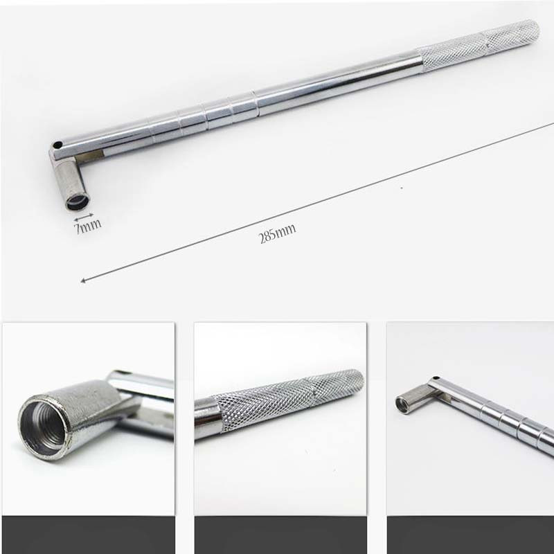 Tub de extragere a tijei supapei anvelopei Instrumente de reparare a anvelopelor din metal Miez de tijă a supapei Dispozitiv de îndepărtare a motocicletei