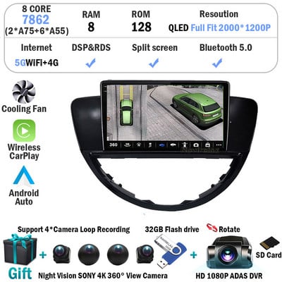 Android 12 Pentru Subaru Tribeca 2008 - 2014 Radio Auto Navigare Multimedia Video Player DVR Monitor Ecran Autoradio Carplay GPS