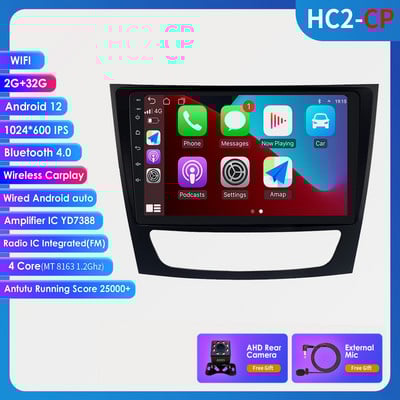 Autoradio Android Audio pentru Mercedes W211 W219 W209 W463 Carplay 2002-2011 Auto Stereo Video Player Multimedia GPS AUDIO 8G+128G