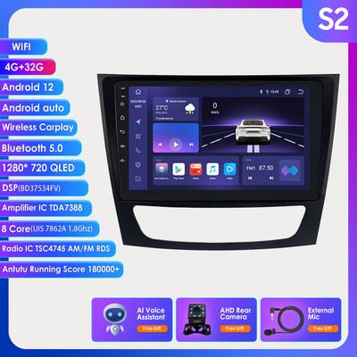 Autoradio Android Audio pentru Mercedes W211 W219 W209 W463 Carplay 2002-2011 Auto Stereo Video Player Multimedia GPS AUDIO 8G+128G