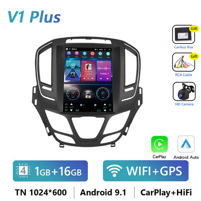 Podofo 8G+128G CarPlay pentru Opel Insignia 2014-2018 Android Auto Radio Player Multimedia 2din HiFi 4G Receptor Stereo AutoRadio