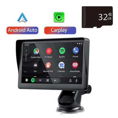 Radio de mașină universal de 7 inchi FM Player video multimedia portabil fără fir Apple CarPlay Android Ecran tactil automat pentru BMW VW KIA