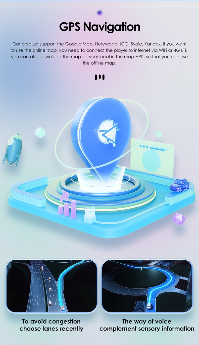 Radio auto Android 9 inch 2Din pentru Mazda 5 2005-2010 Multimedia RDS Autoradio Stereo Video Audio BT RDS 4G-LTE Carplay 8G+128G