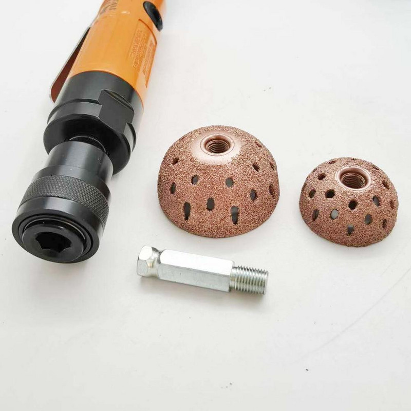 Mașină de lustruit pneumatic fără tub de viteză mică, reparare auto, instrumente profesionale de diagnosticare a anvelopelor cu roată de șlefuit de 38 mm