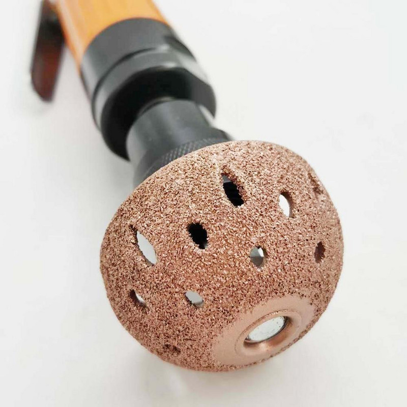 Mașină de lustruit pneumatic fără tub de viteză mică, reparare auto, instrumente profesionale de diagnosticare a anvelopelor cu roată de șlefuit de 38 mm