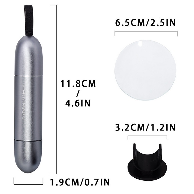 Pentru mini ciocan de siguranță pentru mașină Marteau Martelo Sparg de sticlă pentru fereastră Martillo Auto-apărare Brise Vitre Instrument salvator de evacuare