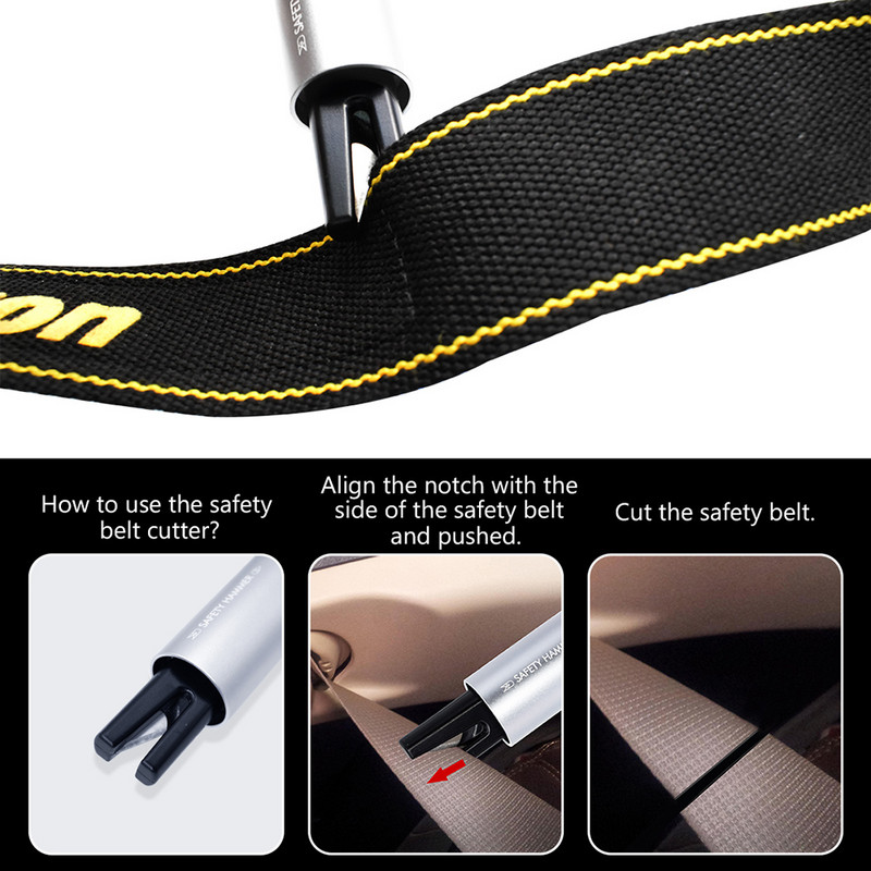 Pentru mini ciocan de siguranță pentru mașină Marteau Martelo Sparg de sticlă pentru fereastră Martillo Auto-apărare Brise Vitre Instrument salvator de evacuare