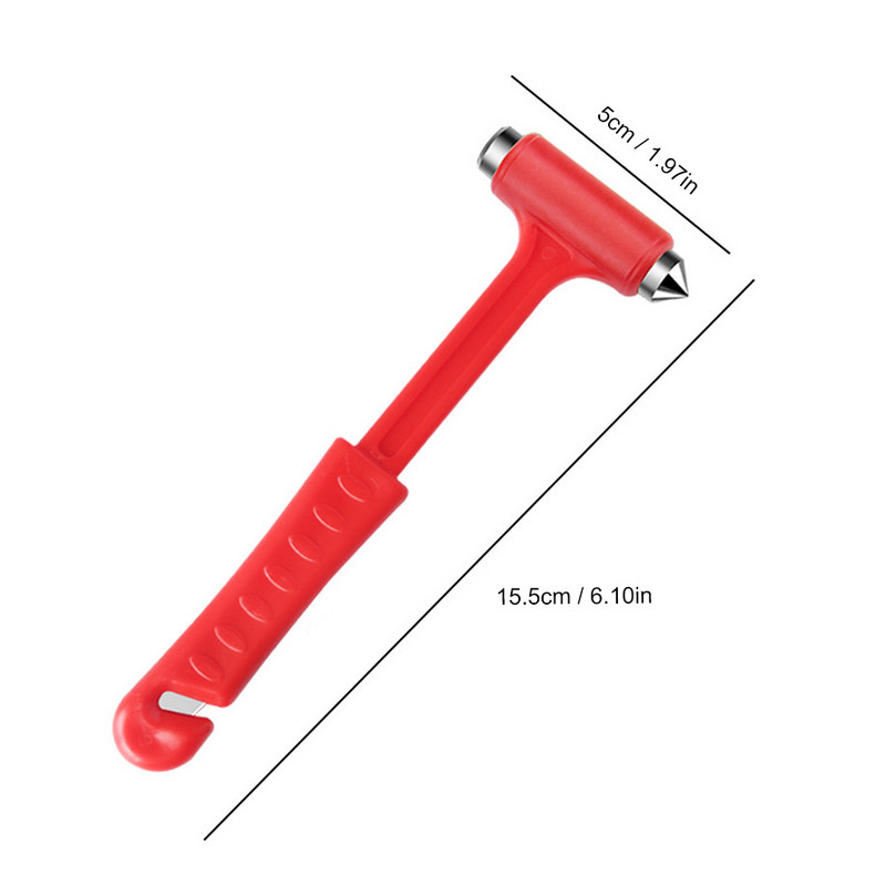 2 u 1 automobilski sigurnosni čekić Rezač sigurnosnog pojasa Razbijač prozorskog stakla Alat za spašavanje automobila Mini spasilački bijeg Sigurnosni čekić za hitne slučajeve