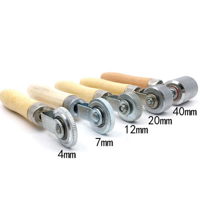 Kit de reparare a anvelopelor de mașină Roller Auto Patch Roller Repararea roților de motociclete cu mâner din lemn Instrument de reparare a anvelopelor pentru accesorii auto