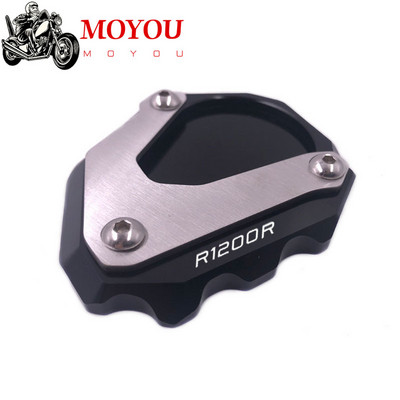 BMW R1200R R1200 RR 1200 R 2006-2014 motorkerékpárhoz, CNC kitámasztó láb oldalsó állvány hosszabbító alátét tartólemez nagyító állvány