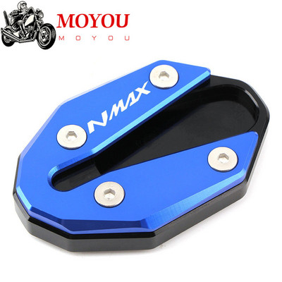YAMAHA NMAX155 NMAX125 N-MAX 125 NMAX 155 2020 2021 típushoz Motorkerékpár láb oldalsó állvány hosszabbító betét tartólemez kiegészítő tartója
