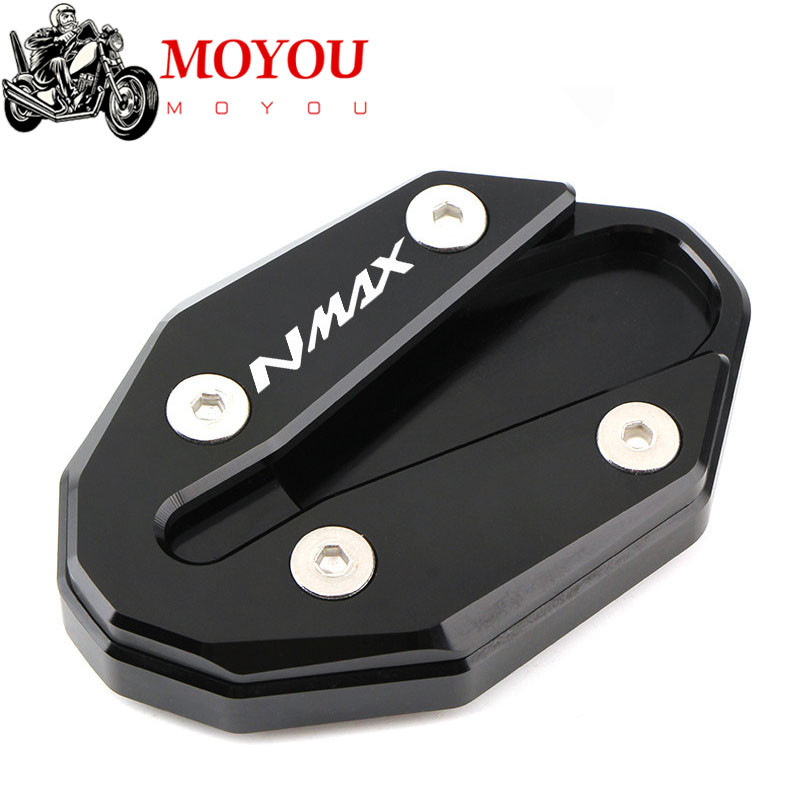 YAMAHA NMAX155 NMAX125 N-MAX 125 NMAX 155 2020 2021 típushoz Motorkerékpár láb oldalsó állvány hosszabbító betét tartólemez kiegészítő tartója