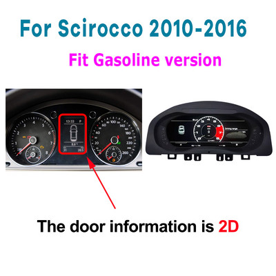 Digitaalne armatuurlaua paneel virtuaalne näidikuplokk CockPit LCD spidomeeter Volkswagen VW Golf 6 GTI Passat B7 B6 CC Scirocco jaoks
