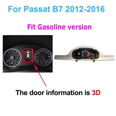 Digitaalne armatuurlaua paneel virtuaalne näidikuplokk CockPit LCD spidomeeter Volkswagen VW Golf 6 GTI Passat B7 B6 CC Scirocco jaoks