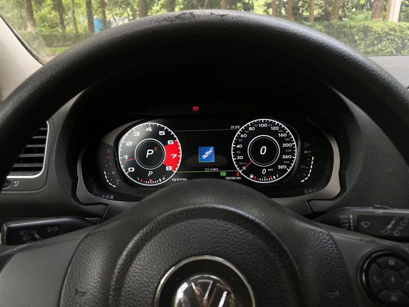 Skaitmeninis prietaisų skydelio skydelis virtualus prietaisų skydelis CockPit LCD spidometras, skirtas Volkswagen VW Golf 6 GTI Passat B7 B6 CC Scirocco