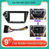 TomoStrong jaoks Kia RIO 3 2011 2012 2013 2014 2015 autoraadio armatuurlaua paneel raam Toitejuhe CANBUS