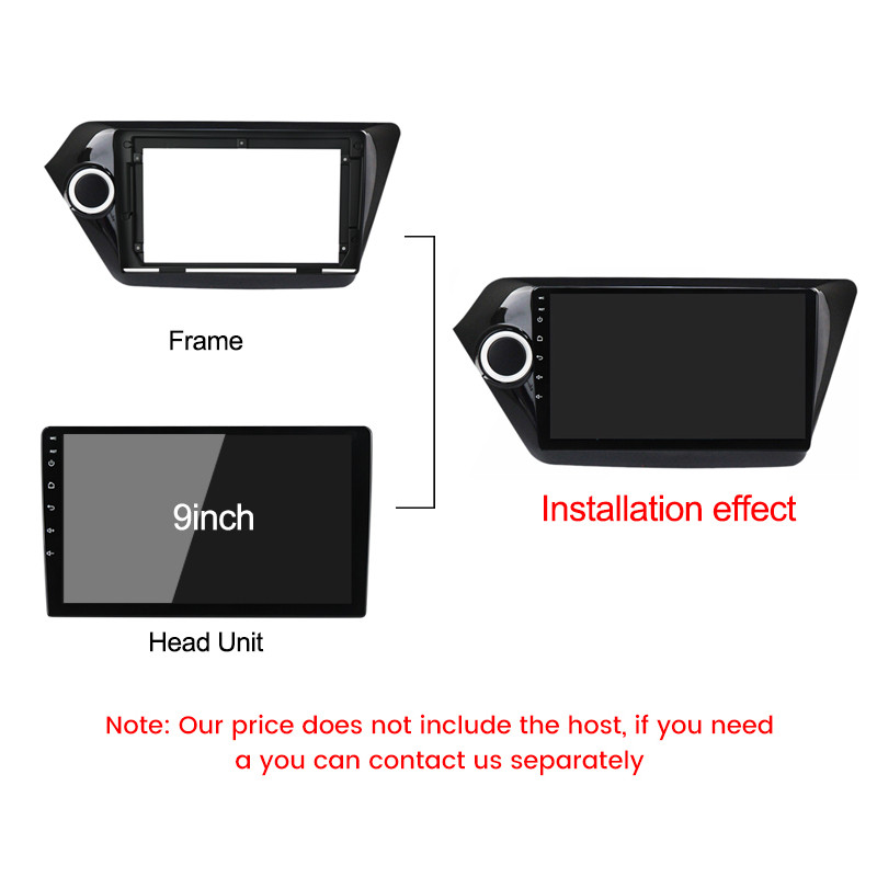 TomoStrong skirtas Kia RIO 3 2011 2012 2013 2014 2015 Automobilių radijo prietaisų skydelio rėmas maitinimo laidas CANBUS