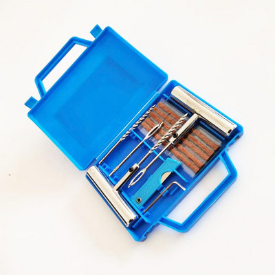 11 buc Mașină Van Motocicletă Bicicletă de urgență Heavy Duty Tubeless Anvelope Punctură Kit de reparații profesionale Set de prize Kit de reparare a anvelopei