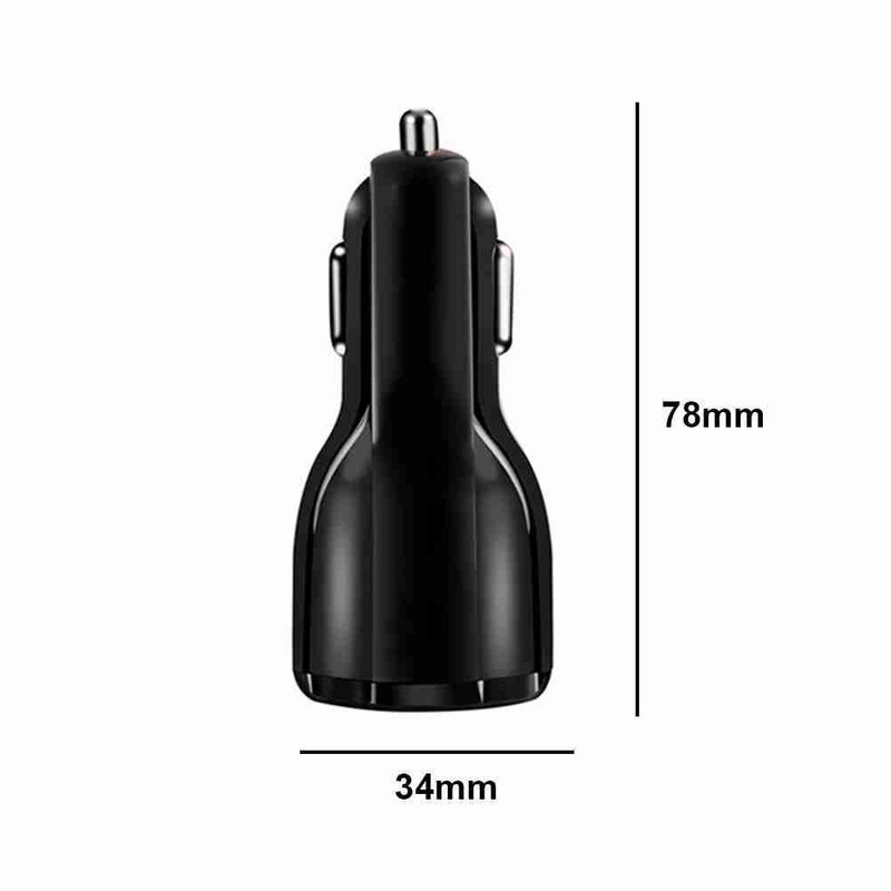 Încărcător rapid USB pentru mașină Minge de bowling Dual USB Încărcare pentru mașină Priză pentru brichetă Adaptor cu 2 porturi pentru Samsung IPhone Accesoriu auto