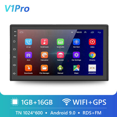 Podofo 2 Din Android 10.0 Radio Auto Audio Stereo AI GPS Carplay Player Video Multimedia Pentru VW Nissan Hyundai Toyota CR-V KIA