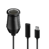 Priză pentru brichetă tip C de tip C de 65W 9V/12V/15V/20V Convertor de priză pentru brichetă Accesorii auto pentru GPS E-Dog
