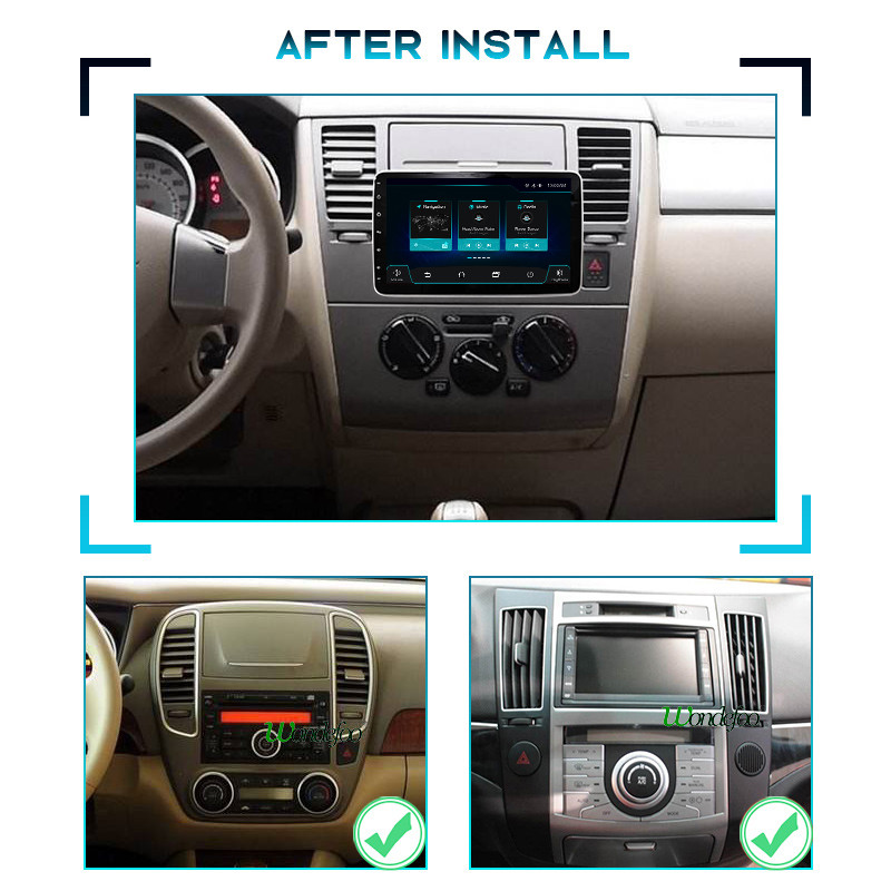Wondefoo Universal 2 Din Android 10 Automobilinis radijas PX6 Multimedijos grotuvas Automobilinis stereofoninis 2 din Auto Garsas Android Auto Bluetooth Navigacija