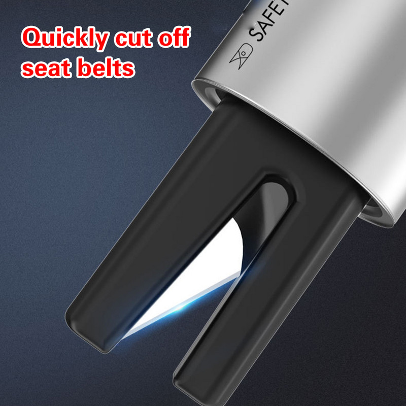 Dispozitiv de tăiere centuri de siguranță pentru mașină portabil pentru manometrul presiunii aerului pentru geamuri din sticlă Instrument de urgență pentru mașină de salvare