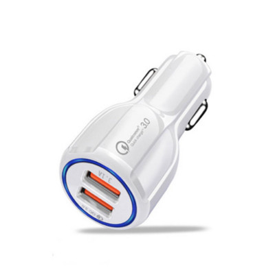 Încărcare rapidă 3.0 pentru mașină Adaptor priză pentru brichetă QC 3.0 Port dublu USB încărcare rapidă Accesorii pentru mașină pentru telefon DVR MP3