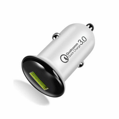 Automobilinio telefono įkroviklis mažas grybas Daugiafunkcis mini USB įkrovimo adapteris 12-24v 2.4a 3.1a Qc3.0 Quick Charge