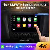 AWESAFE PX9s Pentru BMW 1 - seria 1 e87 2004 - 2011 Android Auto Radio Playere video auto CarPlay Android Auto GPS No 2 din 2din DVD