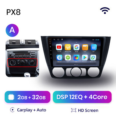 AWESAFE PX9s Pentru BMW 1 - seria 1 e87 2004 - 2011 Android Auto Radio Playere video auto CarPlay Android Auto GPS No 2 din 2din DVD