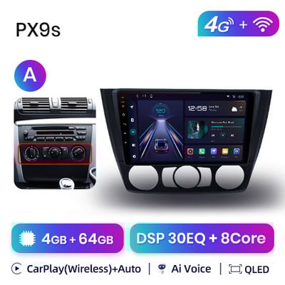 AWESAFE PX9s Pentru BMW 1 - seria 1 e87 2004 - 2011 Android Auto Radio Playere video auto CarPlay Android Auto GPS No 2 din 2din DVD