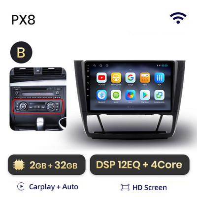 AWESAFE PX9s Pentru BMW 1 - seria 1 e87 2004 - 2011 Android Auto Radio Playere video auto CarPlay Android Auto GPS No 2 din 2din DVD
