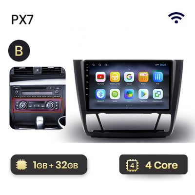 AWESAFE PX9s Pentru BMW 1 - seria 1 e87 2004 - 2011 Android Auto Radio Playere video auto CarPlay Android Auto GPS No 2 din 2din DVD