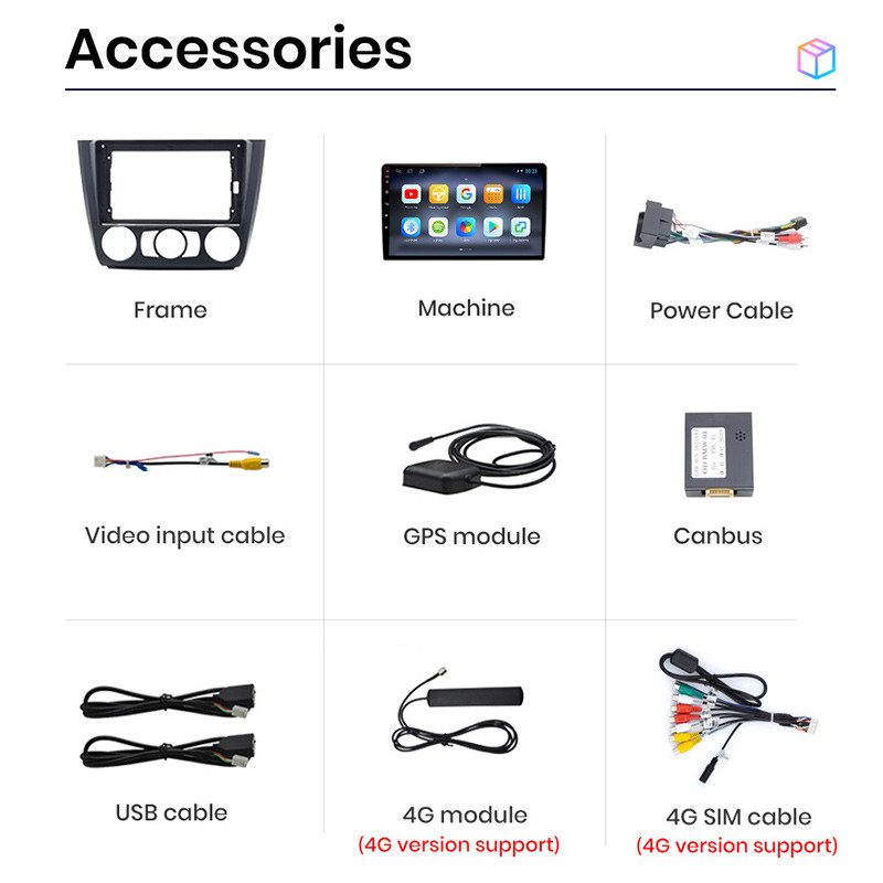 AWESAFE PX9s Pentru BMW 1 - seria 1 e87 2004 - 2011 Android Auto Radio Playere video auto CarPlay Android Auto GPS No 2 din 2din DVD