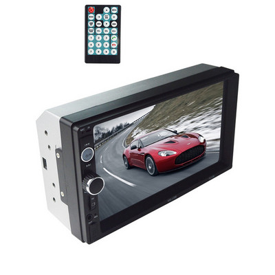 Univerzalni radio 2 Din 7" multimedijski uređaj za auto sa zaslonom osjetljivim na dodir, priključak za retrovizor s dodacima/FM/TF MP5