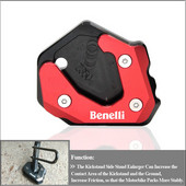 Suport pentru motociclete Placă de mărire Picior Suport lateral Extensie mărită pentru Benelli Leoncino 500 250 Leoncino500 BJ500 BJ250 300